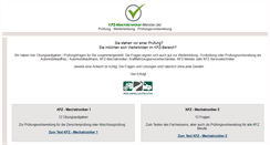 Desktop Screenshot of kfz-mechatroniker-meister.de